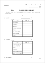 学校給食費決算報告2