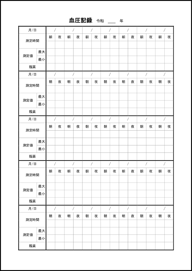 血圧記録29