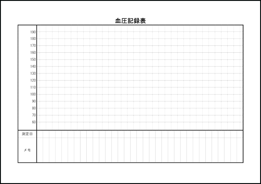 血圧記録表44