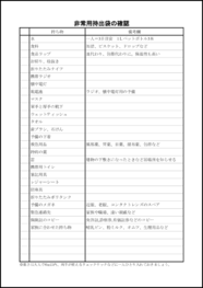 非常用持出袋の確認8