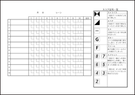 ボウリングスコアシート6